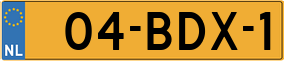 Truck License Plate